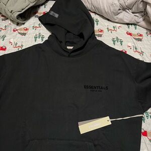 Fear of God Essentials Black Hoodie